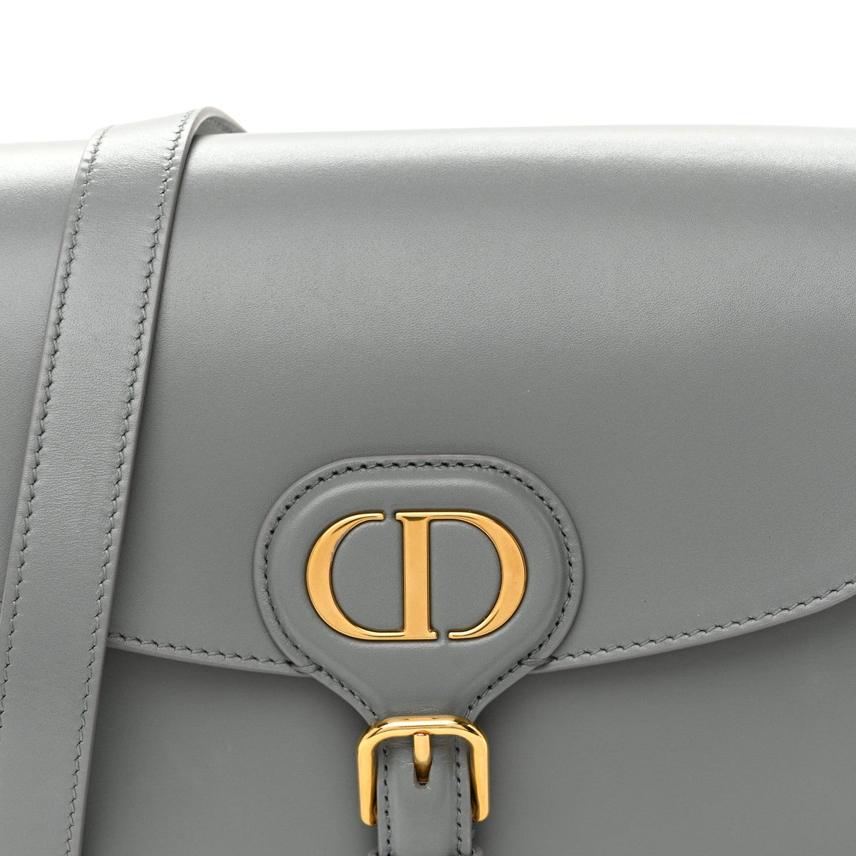 Box Calfskin Medium Bobby Flap Gray AT My store