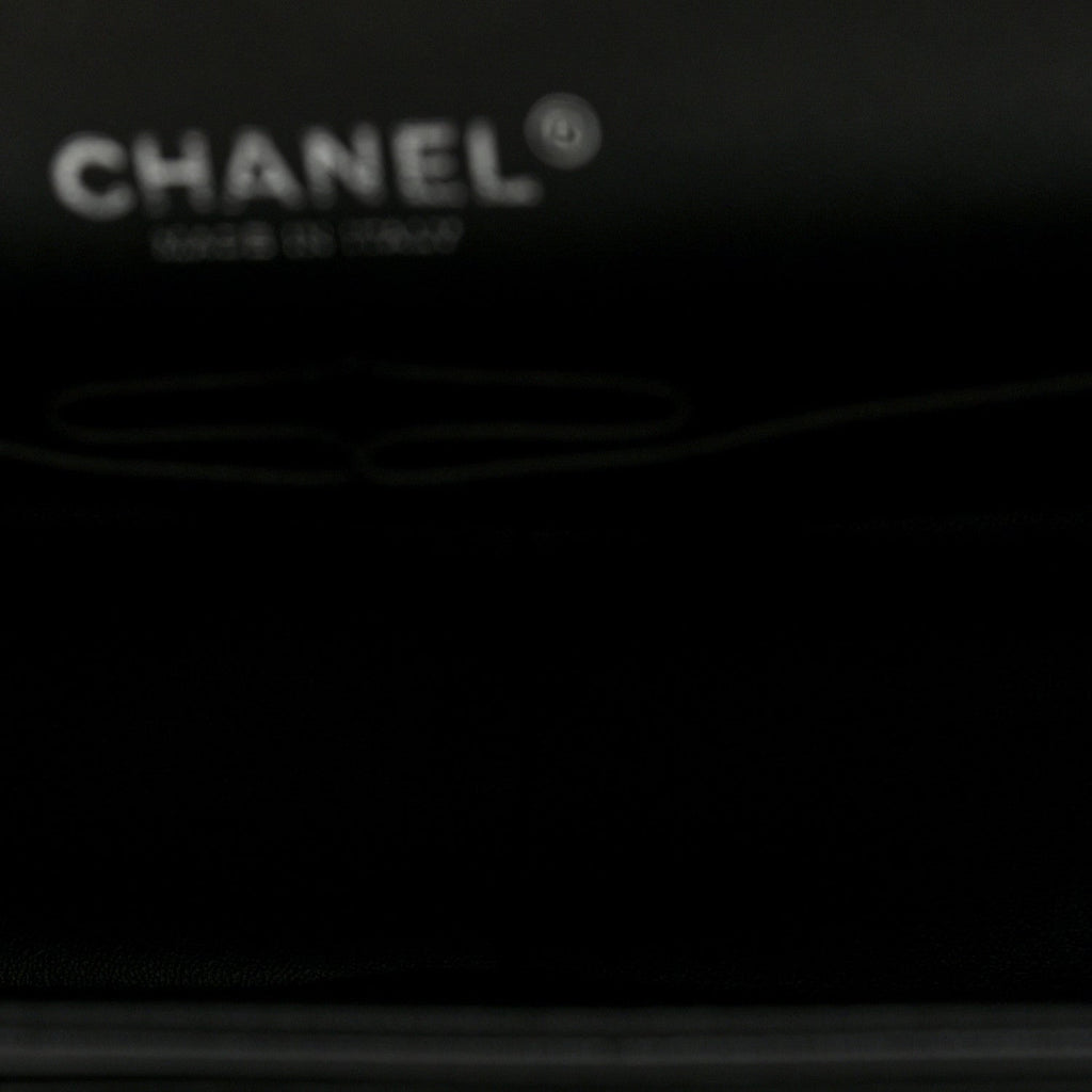 Lambskin Chevron Quilted Jumbo Double Flap  So Black At My store