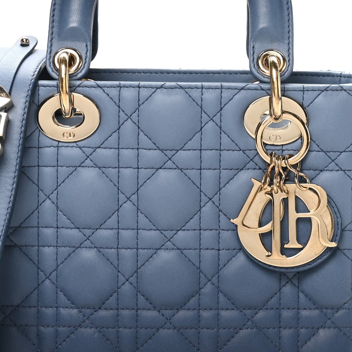 Lambskin Cannage Gradient Small My ABCDior Lady Dior Indigo Blue AT My store
