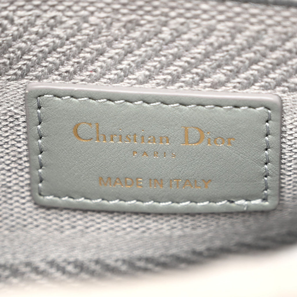 Canvas Embroidered Cannage Medium Lady D-Lite Gray AT My store