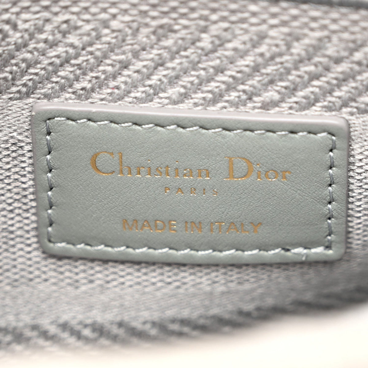 Canvas Embroidered Cannage Medium Lady D-Lite Gray AT My store