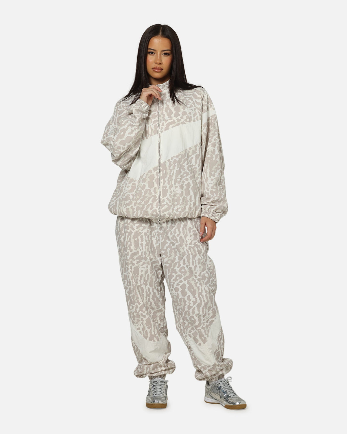 Top Seller Nike Women's Sportswear Woven Printed Pants Leopard/White