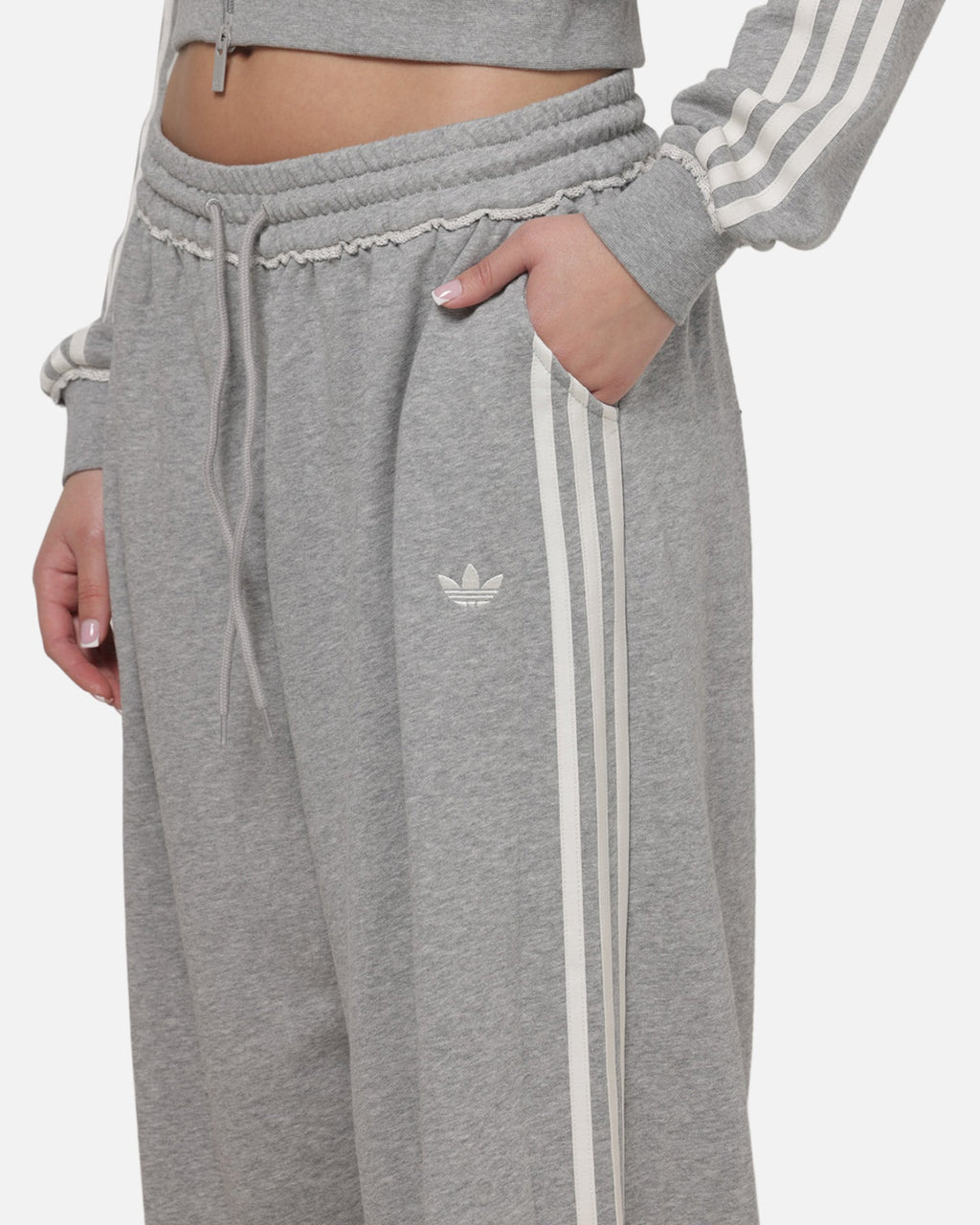 Best-Selling Adidas Women's Graphic Loose Sweat Pants Medium Grey Heather