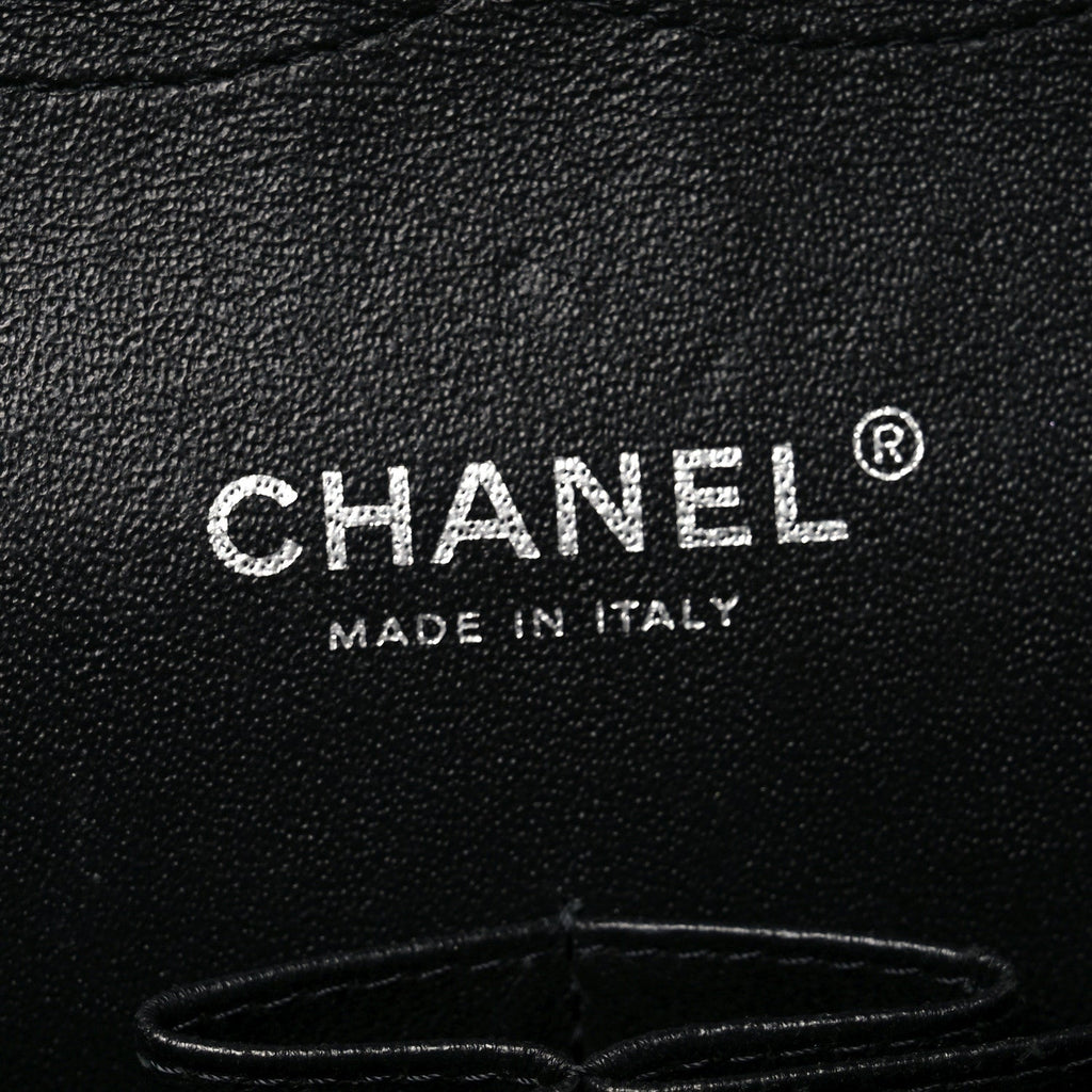 Lambskin Quilted Jumbo Double Flap So Black At My store
