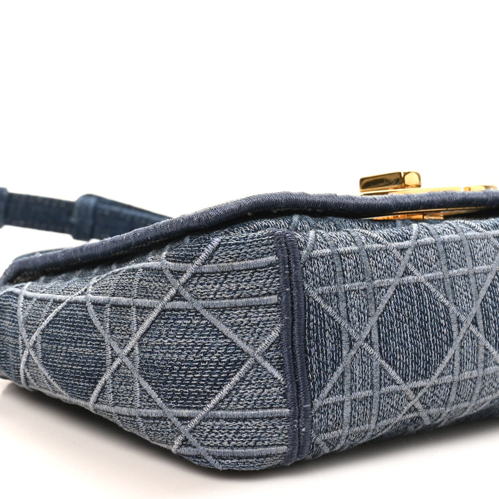 Denim Cannage Small Caro Bag Blue AT My store