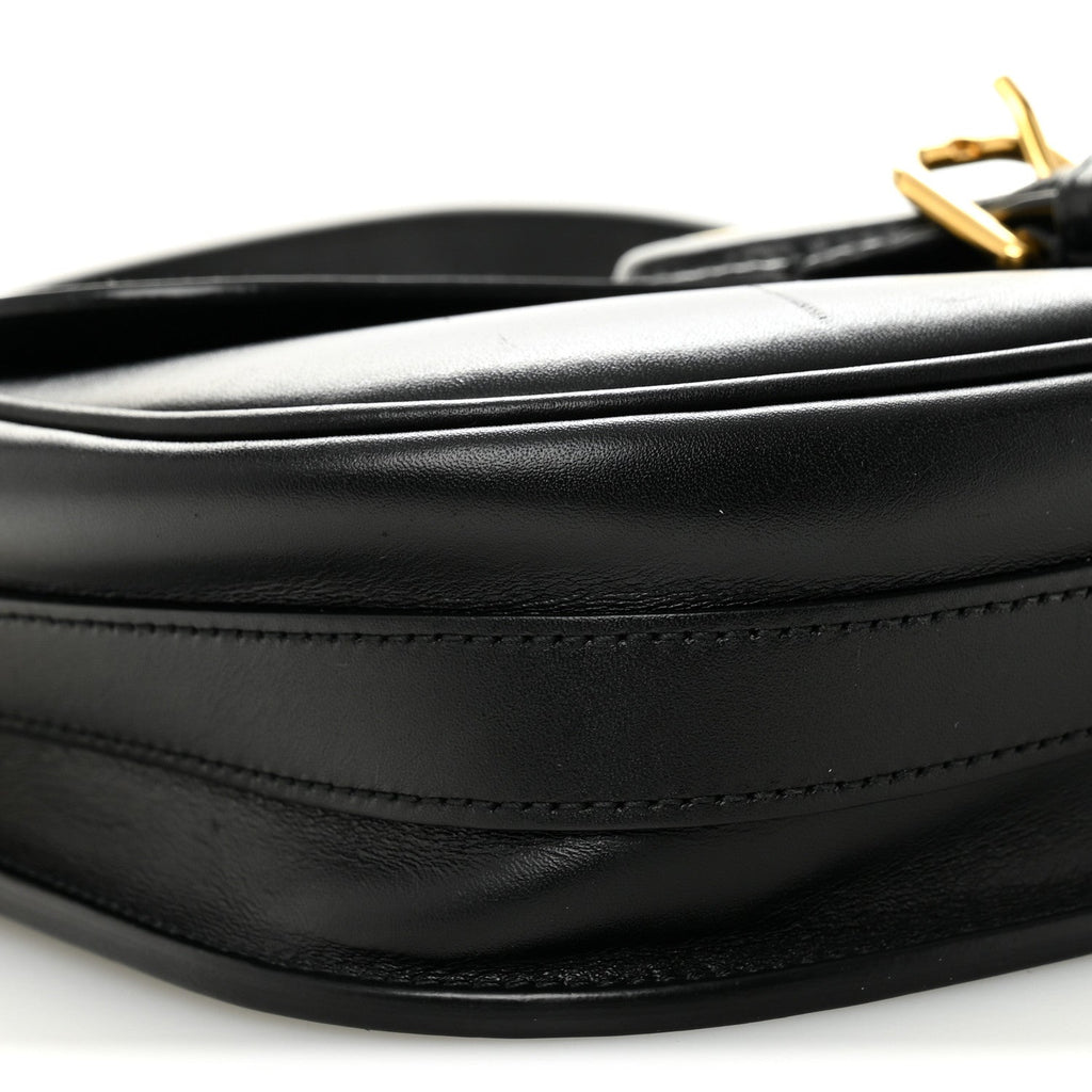 Box Calfskin Medium Bobby Flap Black AT My store
