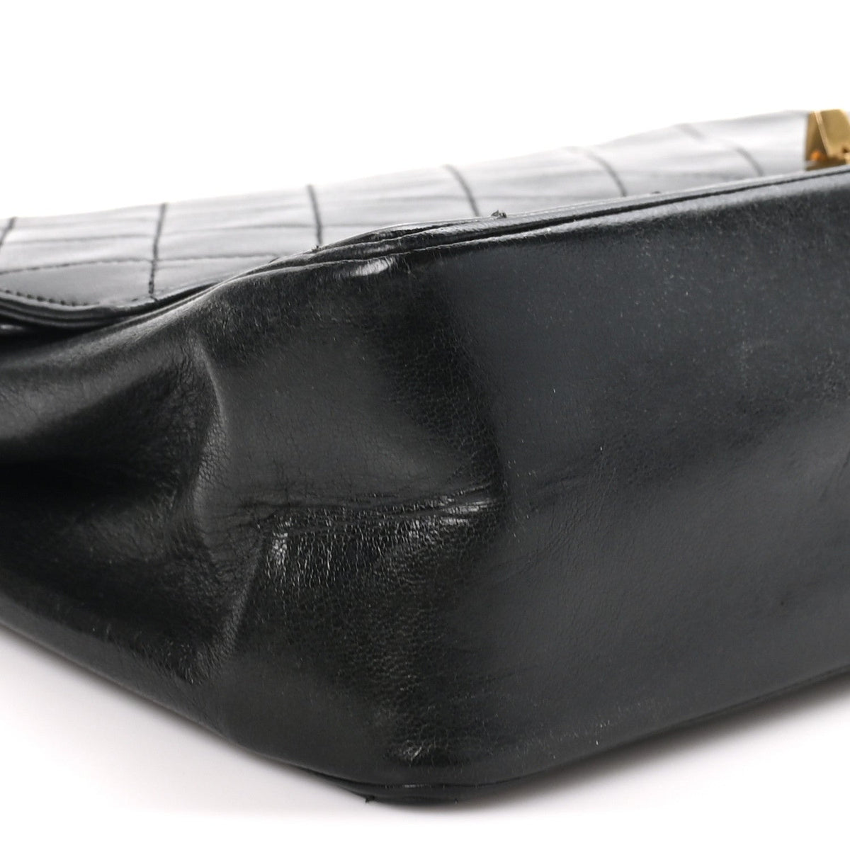 Lambskin Quilted Medium Double Flap Bijoux Chain Black At My store