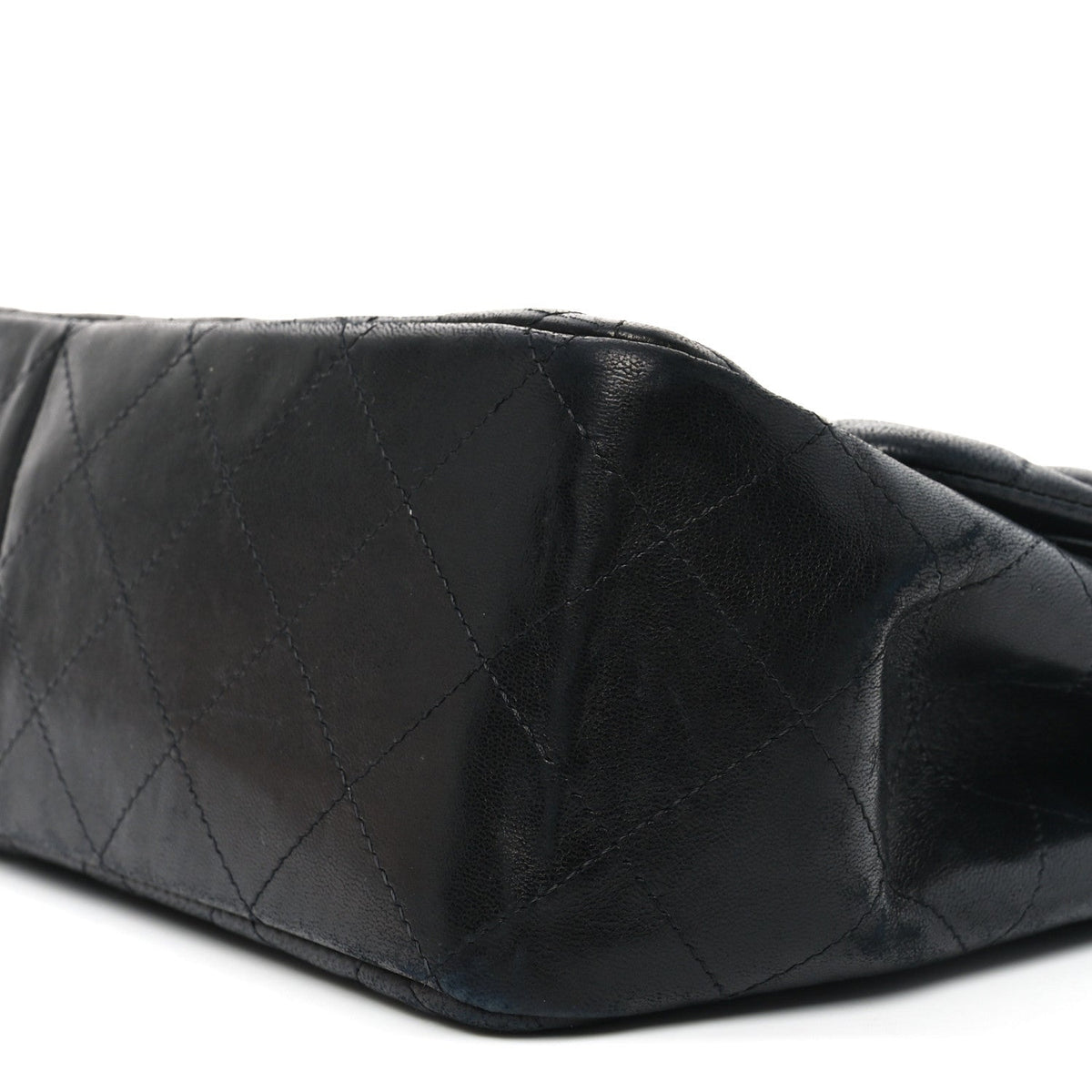 Lambskin Quilted Jumbo Double Flap So Black At My store