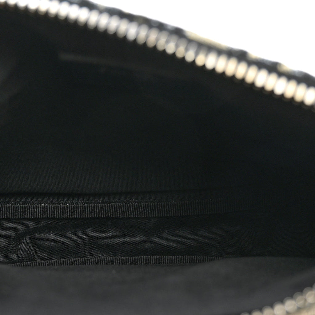 Oblique Jacquard Dior 8 Pouch With Strap Blue Black AT My store