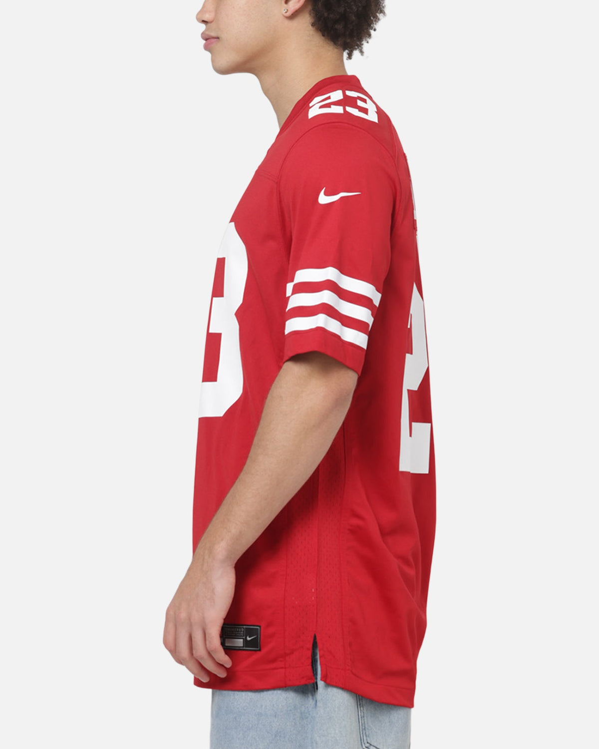 Top Seller Nike San Francisco 49ers Christian McCaffrey #23 Home Game NFL Jersey Gym Red