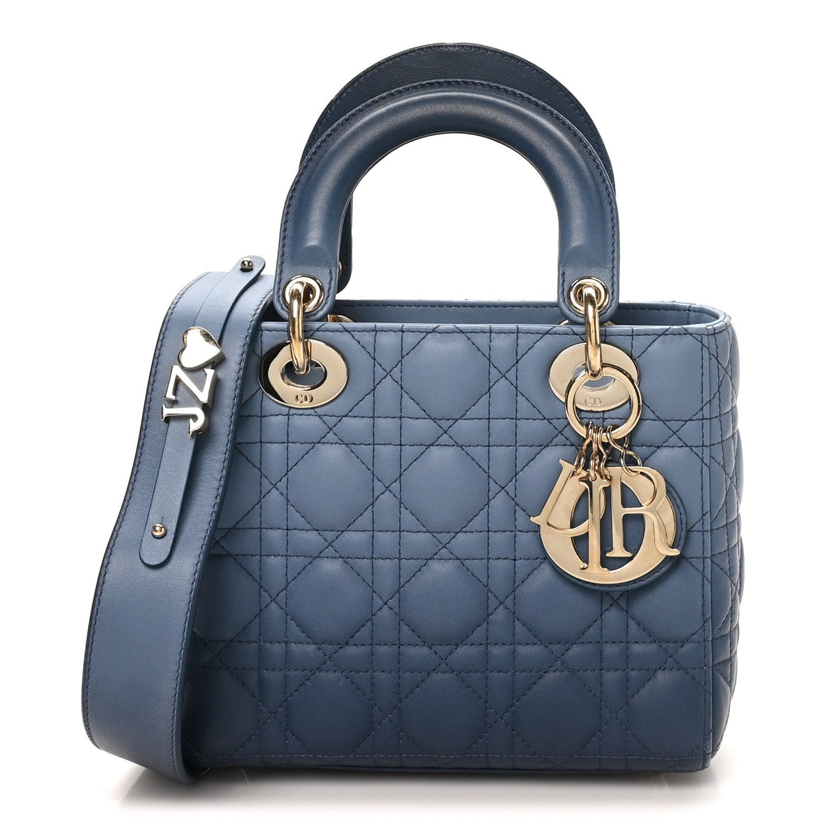 Lambskin Cannage Gradient Small My ABCDior Lady Dior Indigo Blue AT My store