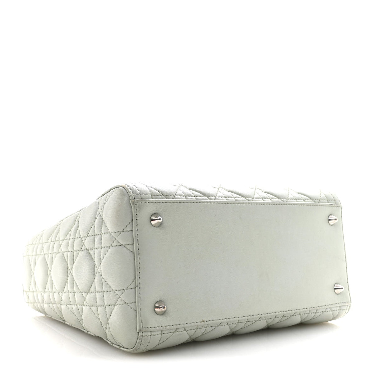 Lambskin Cannage Medium Lady Dior Green AT My store