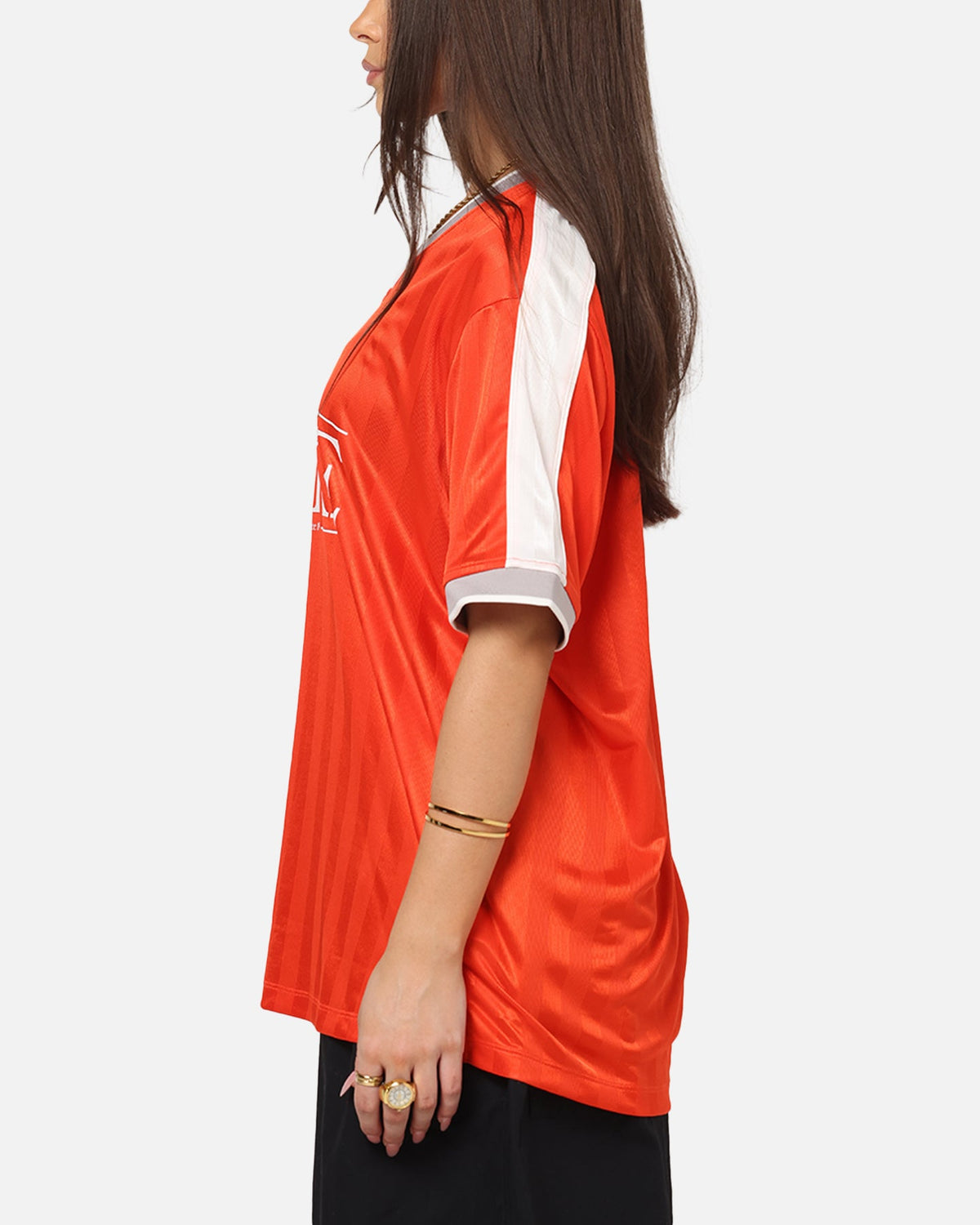 Top Seller Nike Women's Sportswear V-Neck Jersey T-Shirt Picante Red/Sail