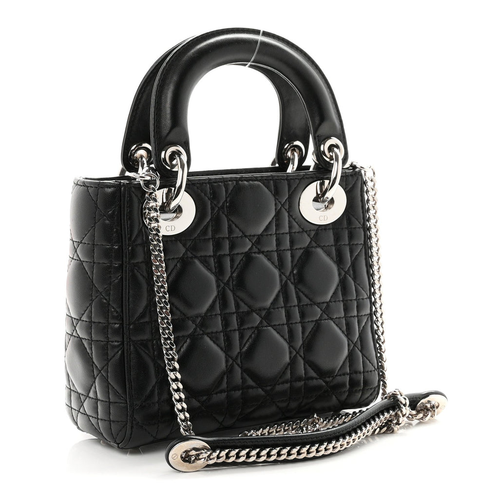 Lambskin Cannage Mini Lady Dior Black AT My store