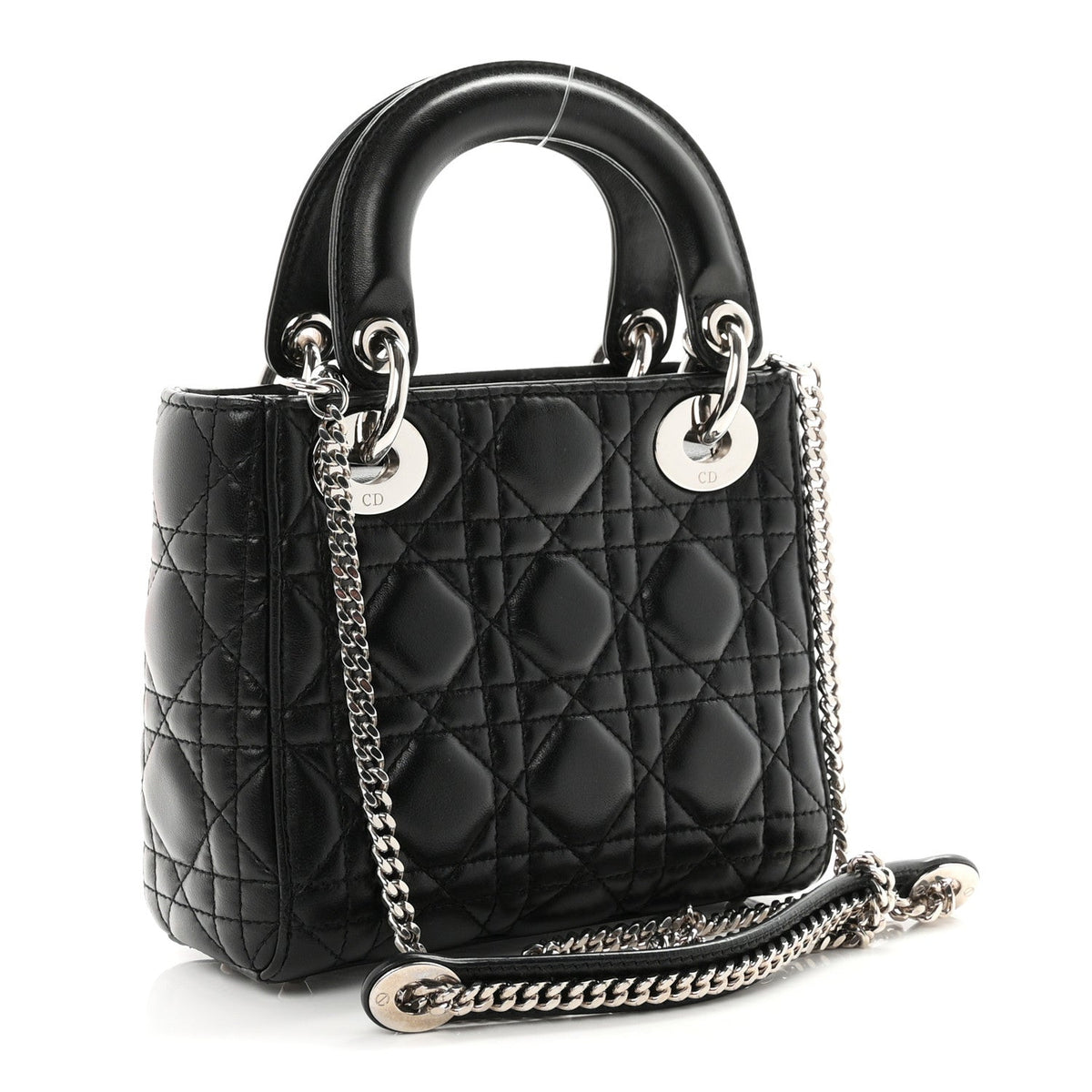Lambskin Cannage Mini Lady Dior Black AT My store