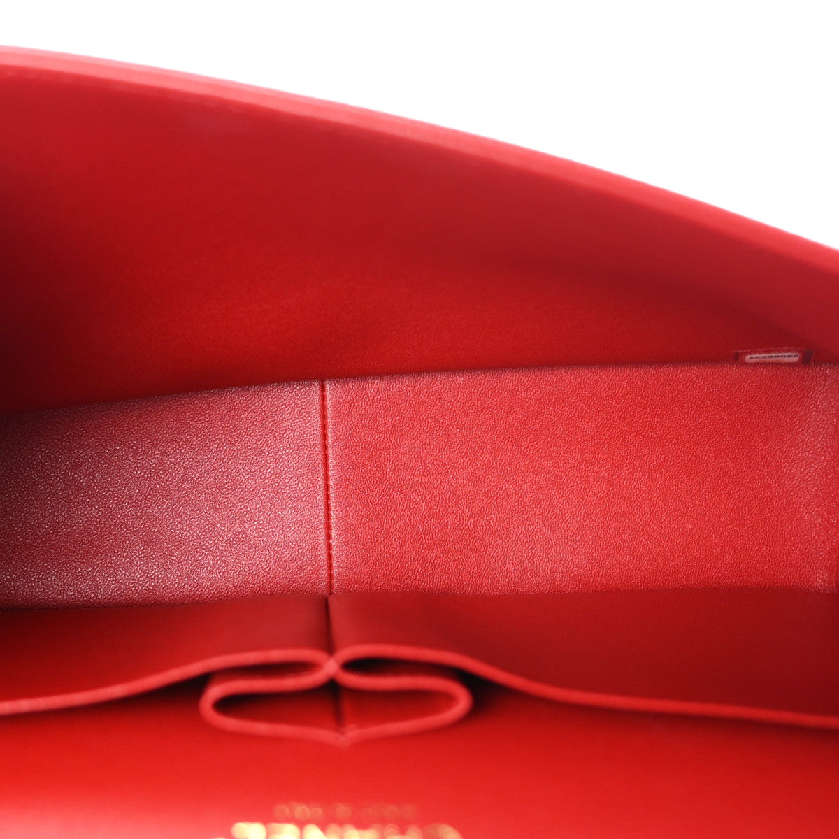Caviar Quilted Jumbo Double Flap Red At My store