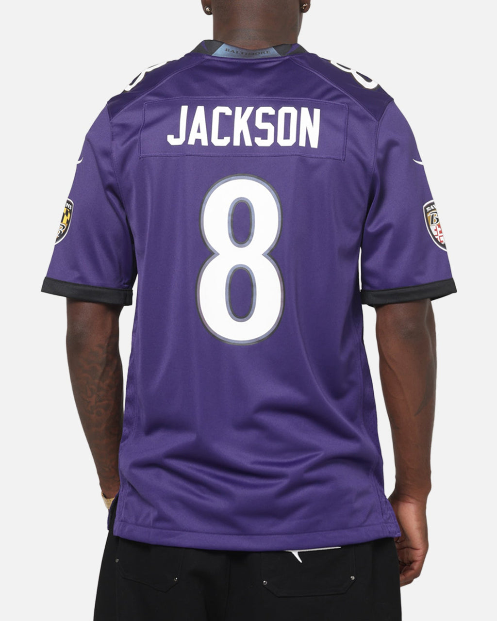 Top Seller Nike Baltimore Ravens Lamar Jackson #8 Home Game NFL Jersey New Orchid
