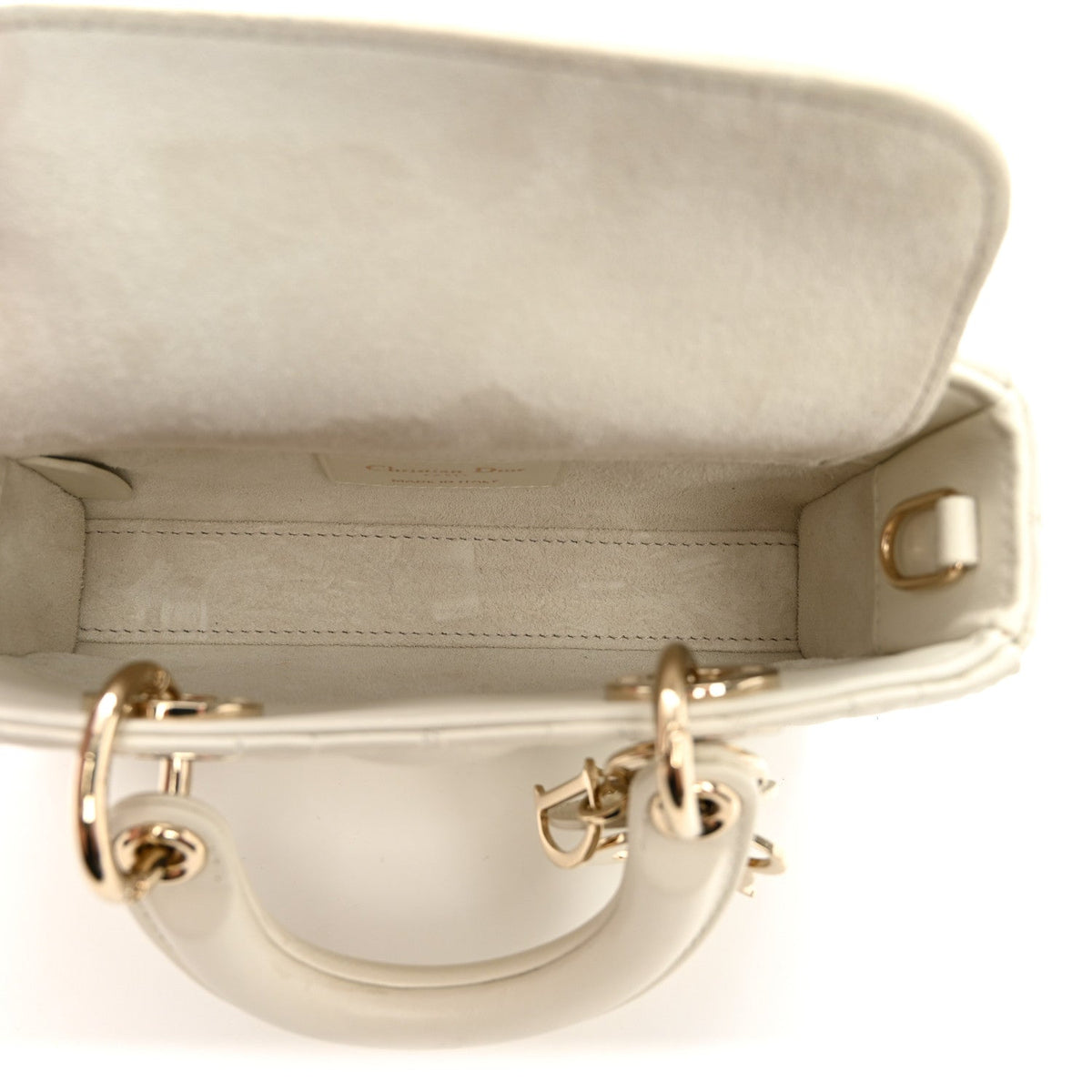 Lambskin Cannage Micro Lady D-Joy Latte AT My store