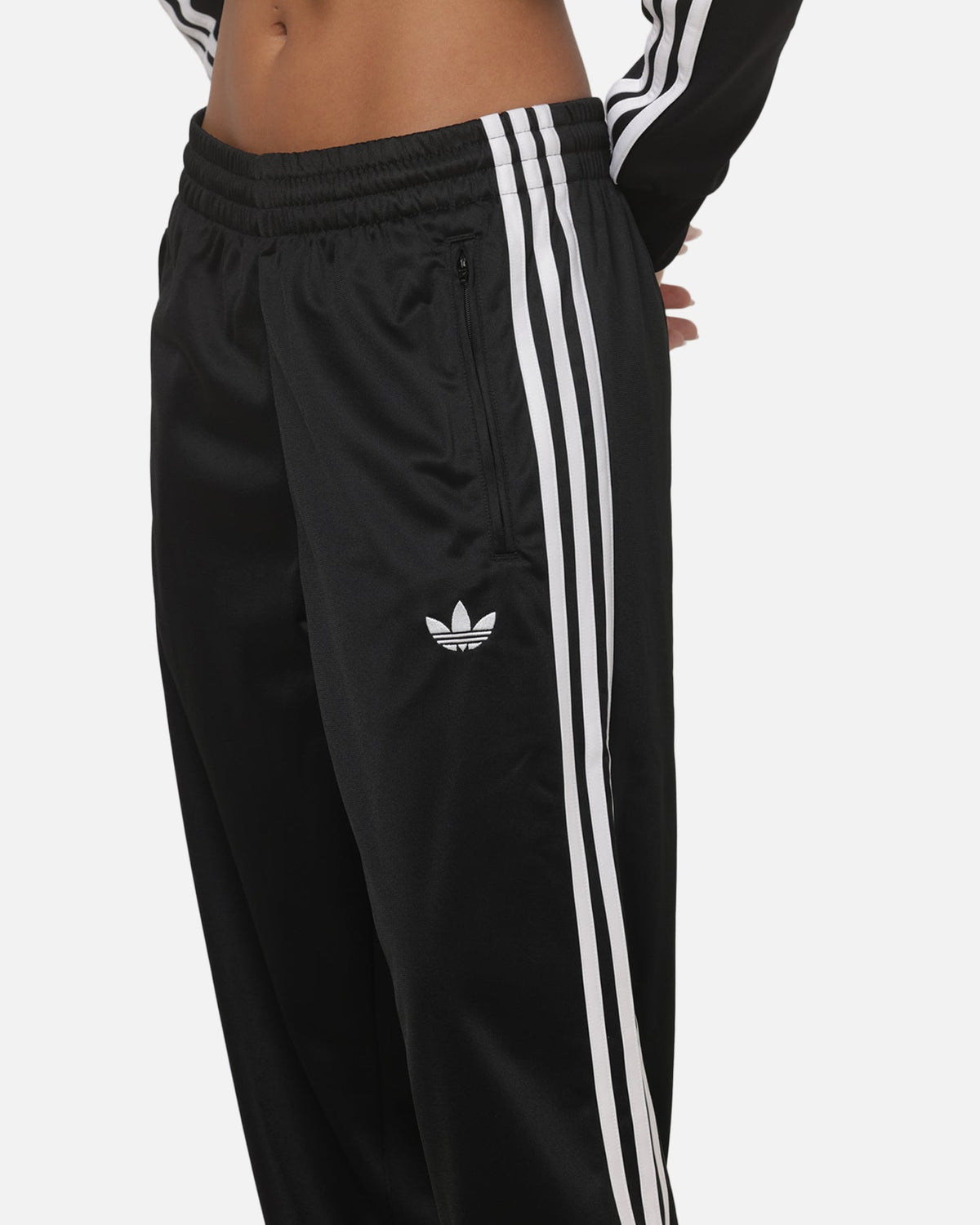 Best-Selling Adidas Firebird Trackpants Black/White