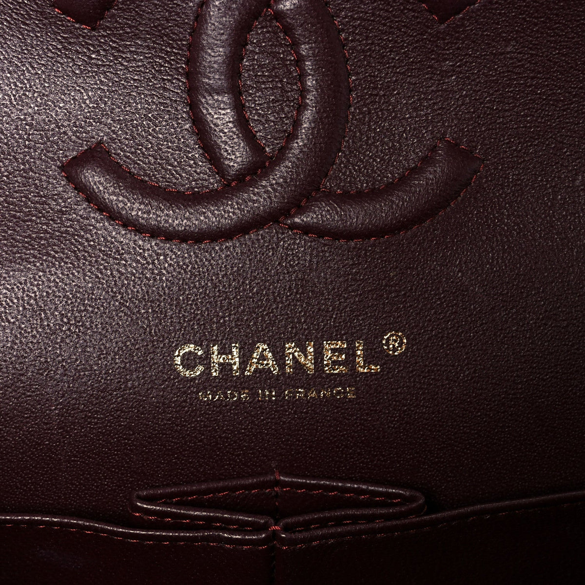 Caviar Chevron Quilted Medium Double Flap Black At My store