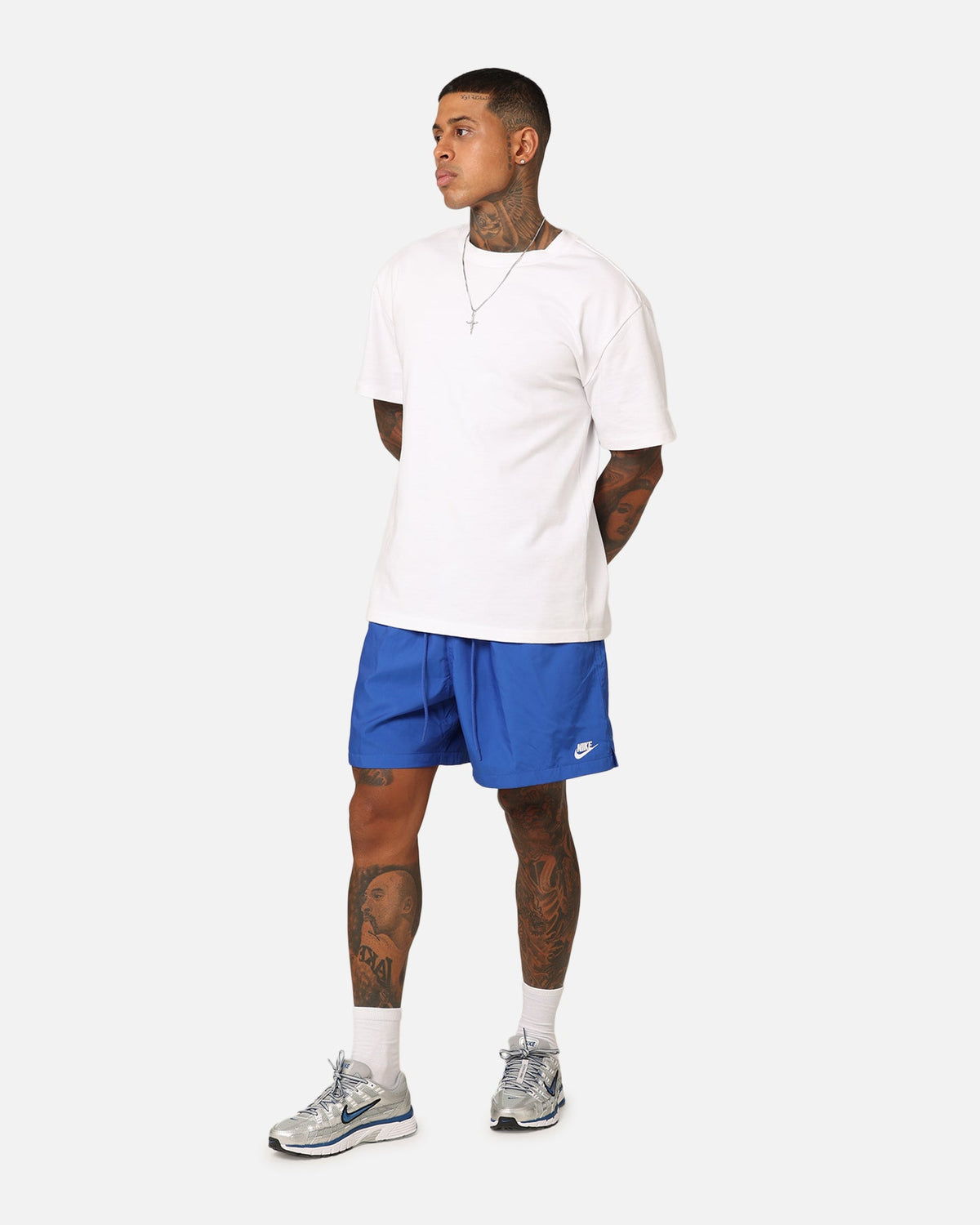 Top Seller Nike Club Flow Shorts Game Royal/White