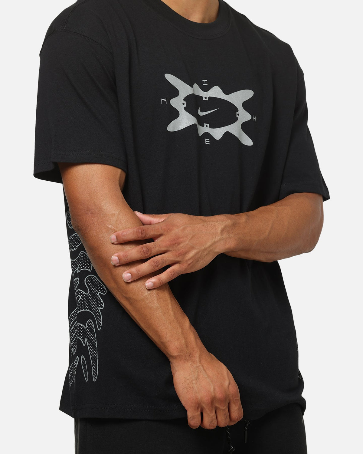 Top Seller Nike Sportswear Reflective Cycle T-Shirt Black