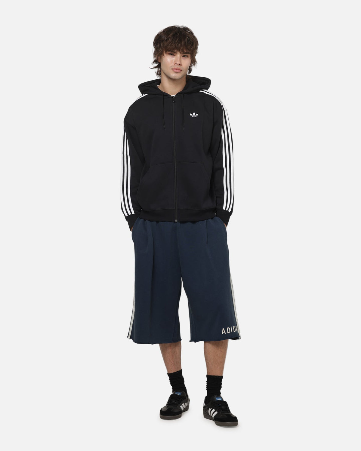 Best-Selling Adidas Baggy Full Zip Hoodie Black