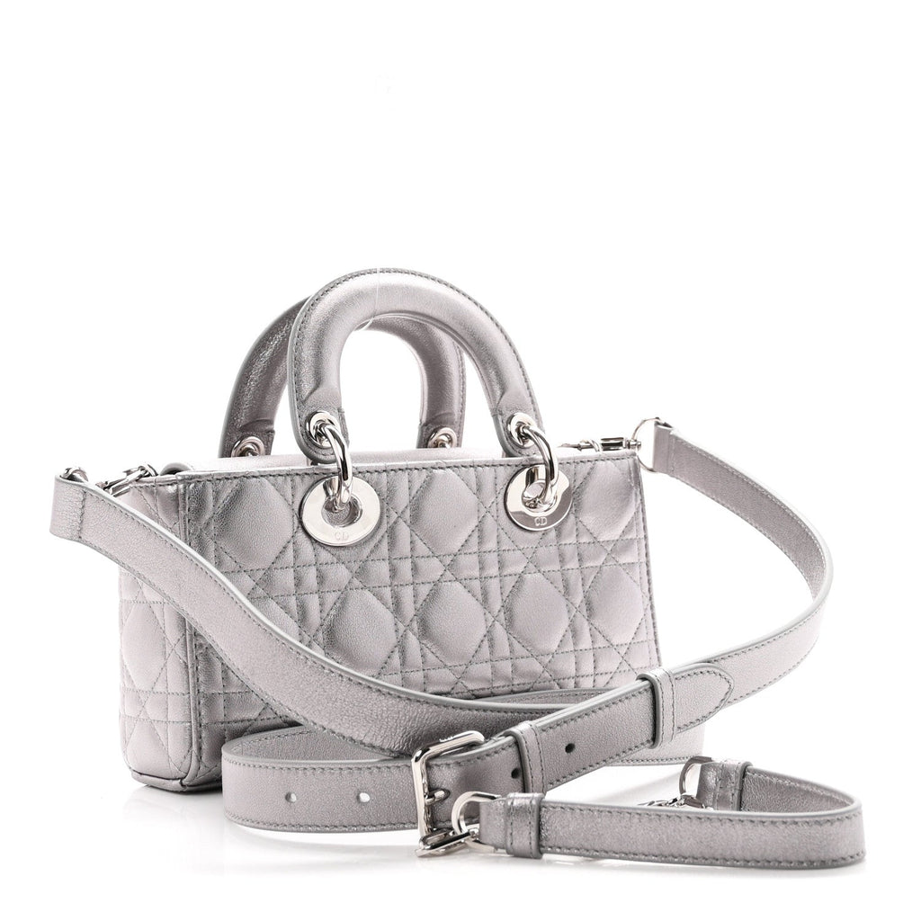 Metallic Lambskin Cannage Small Lady D-Joy AT My store