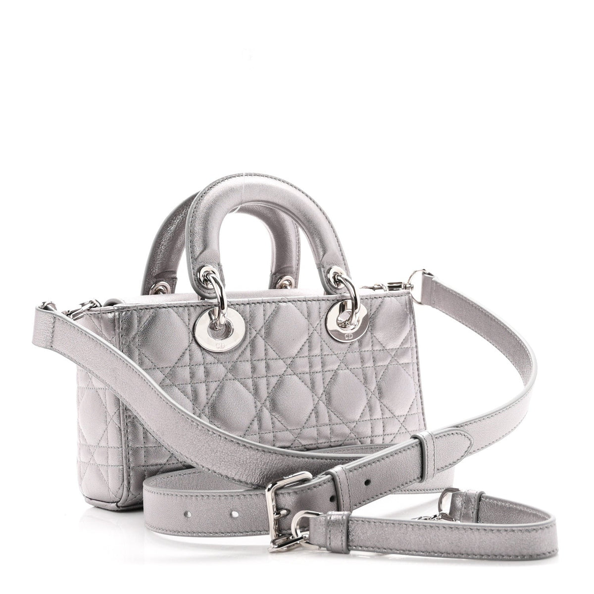 Metallic Lambskin Cannage Small Lady D-Joy AT My store