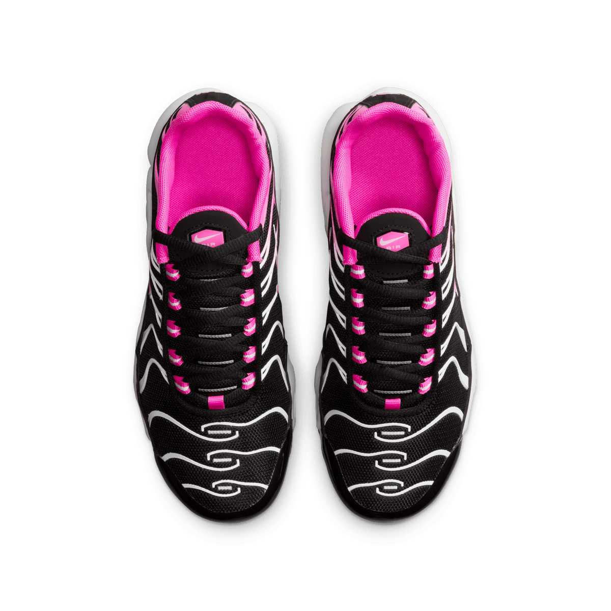 Big Kids' Nike Air Max Plus "Black Laser Fuchsia"