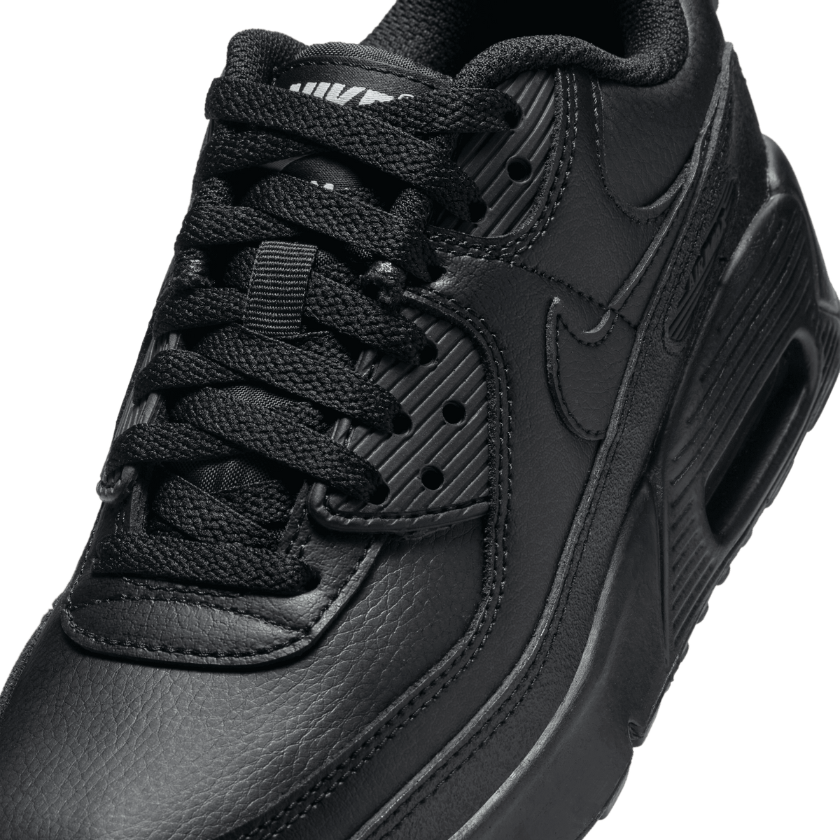 Big Kidsâ€?Nike Air Max 90 LTR "Triple Black"