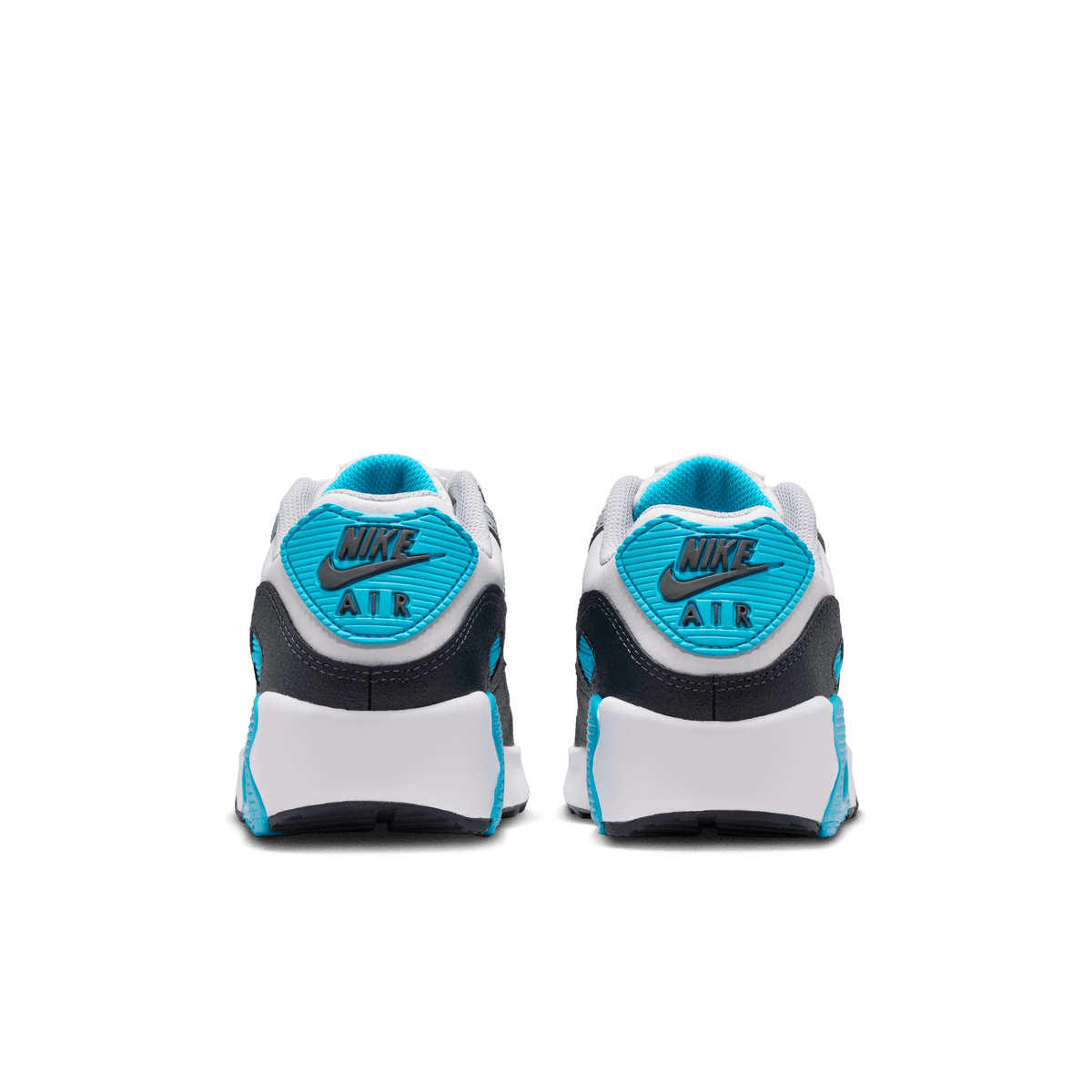 Big Kidsâ€?Nike Air Max 90 LTR "Platinum Tint Blue Lightning"