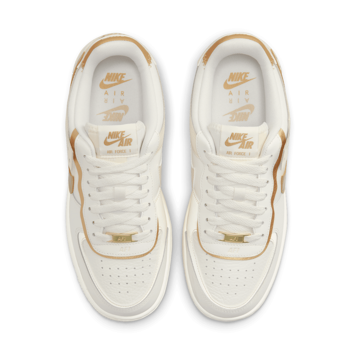 Women's Nike Air Force 1 Shadow "Sail Metallic Gold"