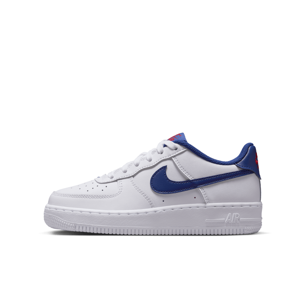 Big Kids' Nike Air Force 1 "White Deep Royal Blue"
