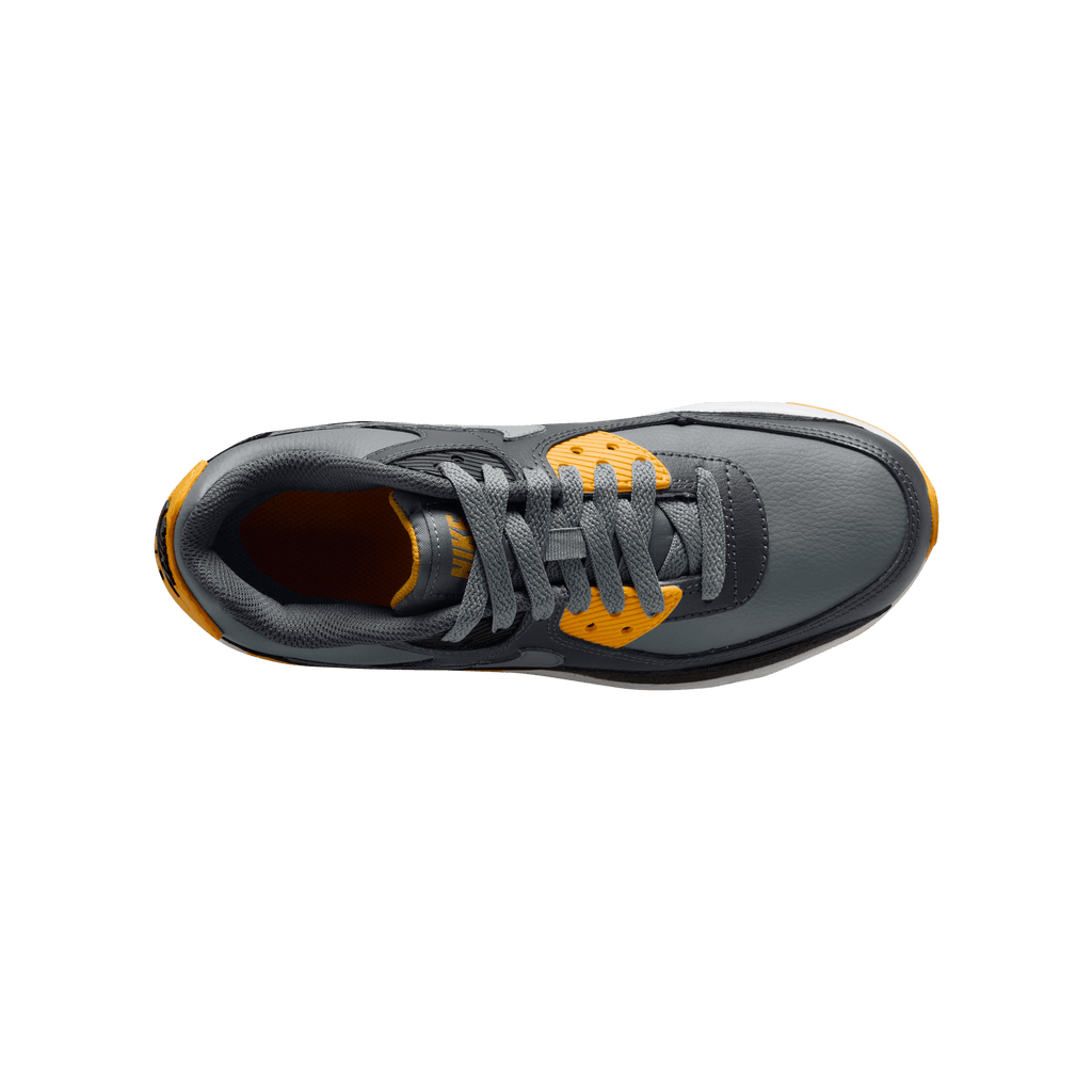 Big Kids' Nike Air Max 90 "Smoke Grey Yellow"
