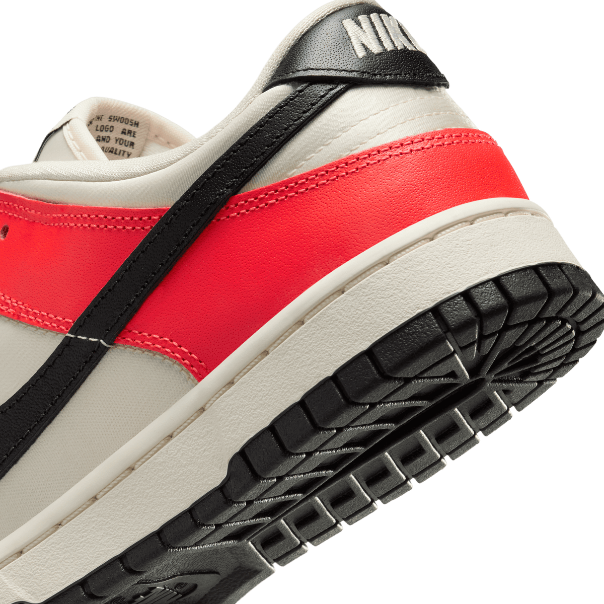 Women's Nike Dunk Low SE " Black Toe Bright Crimson"
