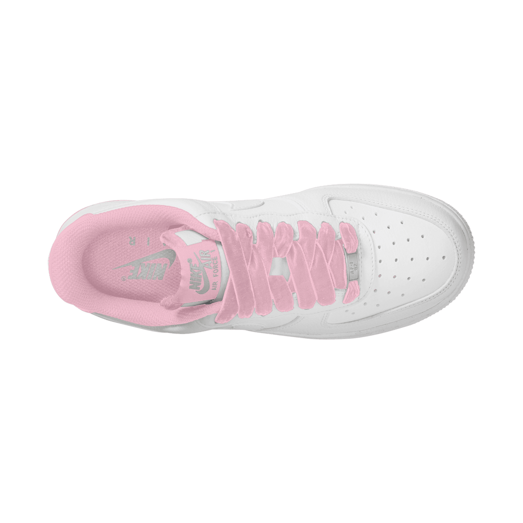 Women's Nike Air Force 1 '07 Vintage "Pink Foam Velvet Laces"