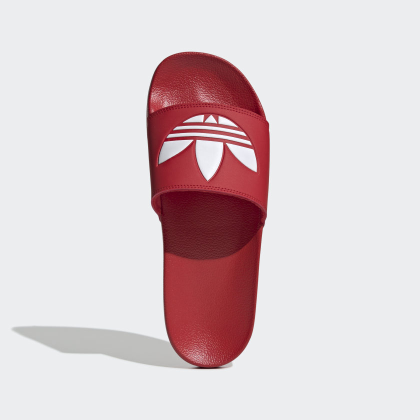 New Arrival Adidas Original ADILETTE LITE SLIDES Men - LUSRED/FTWWHT/ROULUX