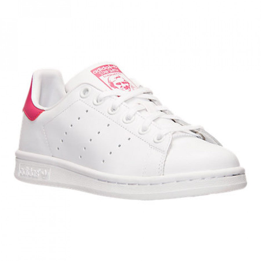 New Arrival Adidas Original STAN SMITH Junior - FTWWHT/FTWWHT/BOPINK/FTWBLA/FTWBLA/ROSECL
