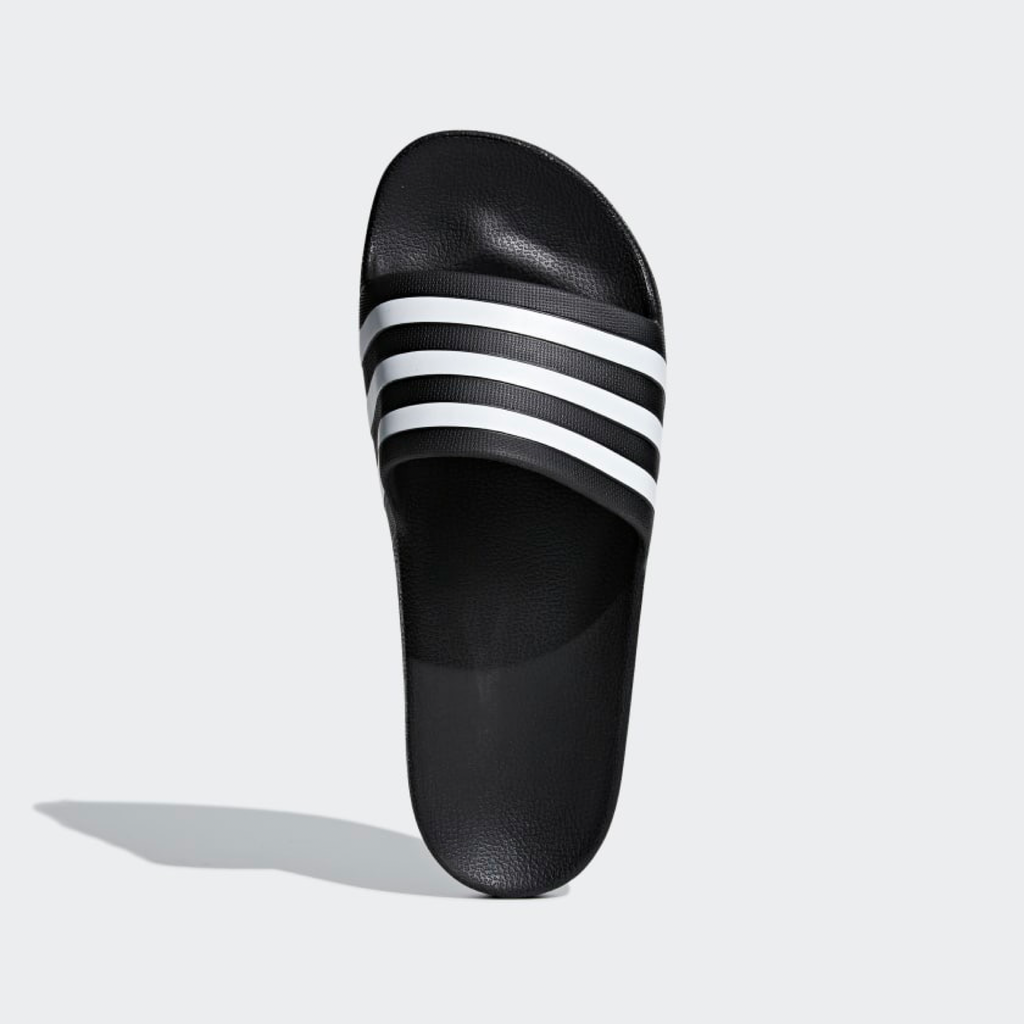 New Arrival Adidas Original Adilette AQUA  -BLACK WHITE