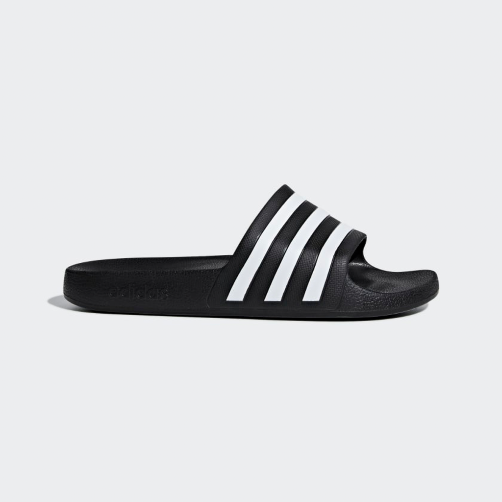 New Arrival Adidas Original Adilette AQUA  -BLACK WHITE