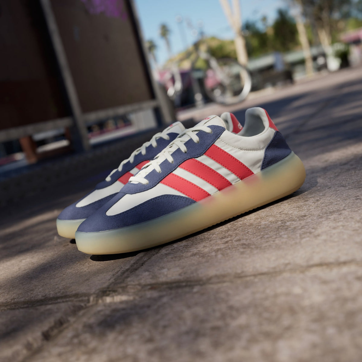 New Arrival Adidas Original BARREDA DECODE Men -NAVY/RED TAN
