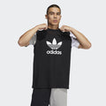 New Arrival Adidas Original 3-TREFOIL T-SHIRT TEE Men - BLACK /MEDIUM GREY