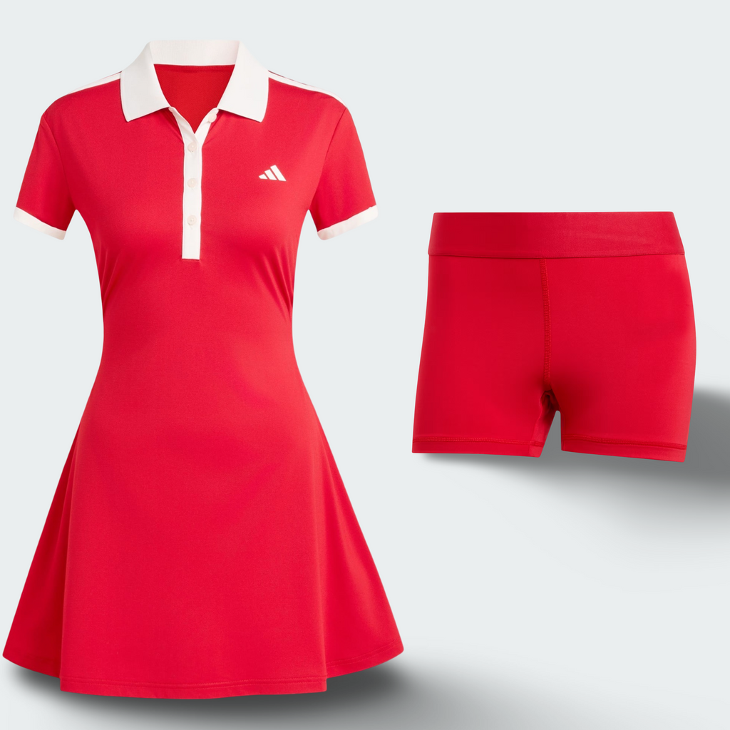 New Arrival Adidas Originals TENNIS CLASSIC SKIRT DRESS WOMen -POWER RED