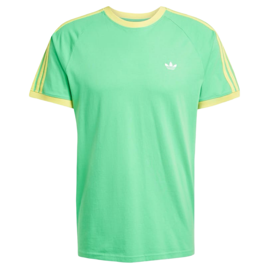 New Arrival Adidas Original  Q2 MONOGRAM CAL 3-STRIPES  TEE Men -ENERGY GREEN
