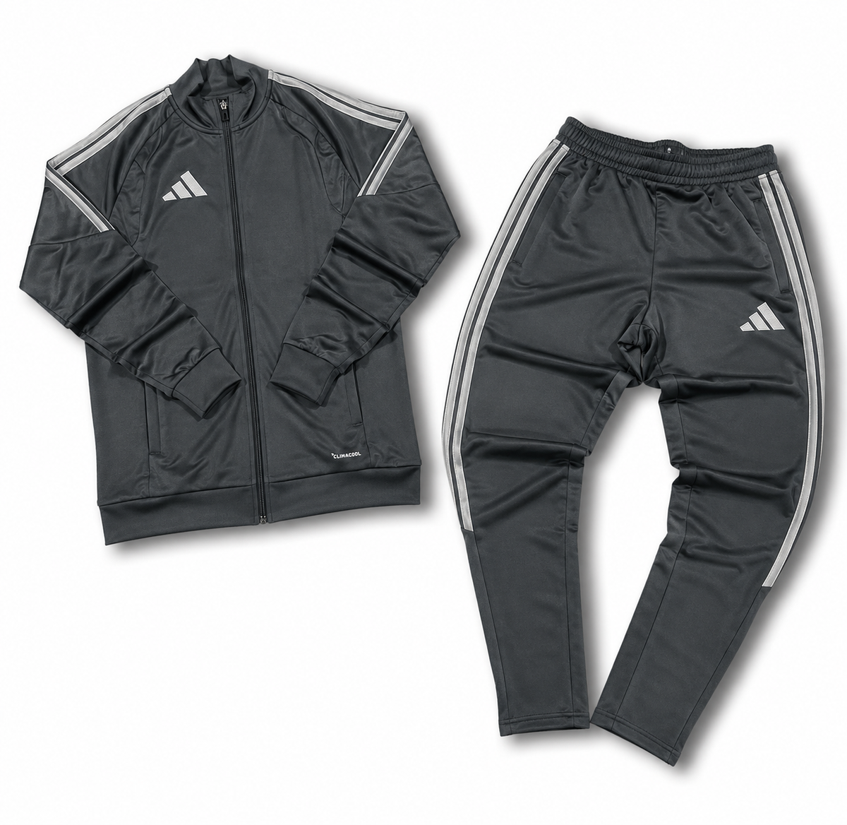 New Arrival ADIDAS MEN - TIRO26L 3STRIPE TRACKSUIT-GREY FIVE/SILVER MET