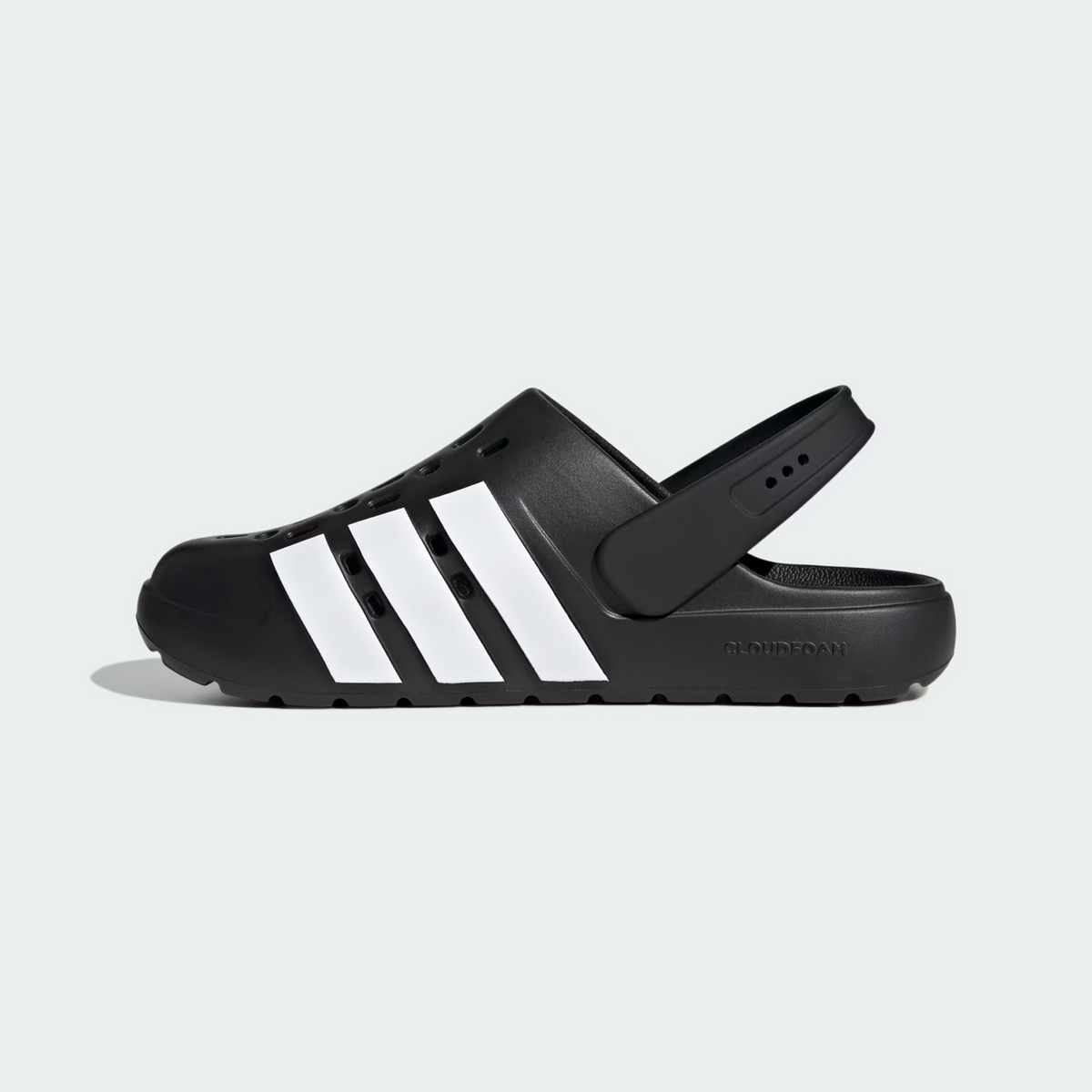 New Arrival Adidas Original ADILETTE CLOG  -Men -  BLACK WHI
