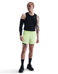 Top Seller Men's Dri-FIT Stride 5" Brief-Lined Running Shorts :Barely Volt | Reflective Silver
