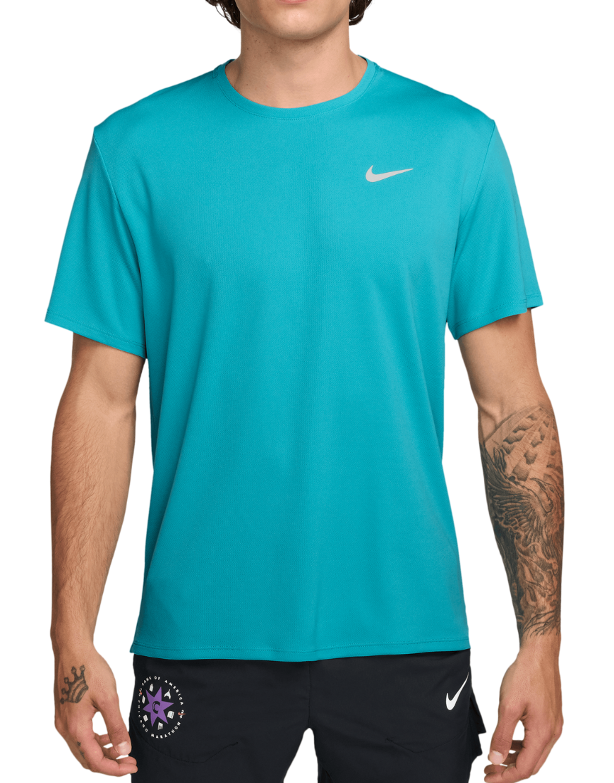Top Seller Men's Dri-Fit UV Miler Tee :Dusty Cactus | Reflective Silver