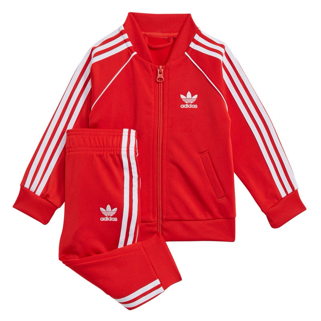 New Arrival ADIDAS ORIGINAL SUPERSTAR TRACKSUIT TODDLER- Kid's - BETTER SCARLET RED